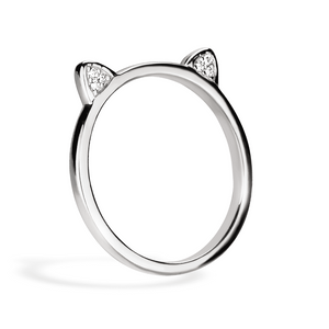 Meow - Cat Ring (Silver) - Jewelry - Monty Boy