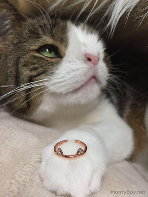 Mew - Cat Ring (Rose Gold)