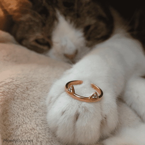 Mew - Cat Ring (Silver) - Jewelry - Monty Boy