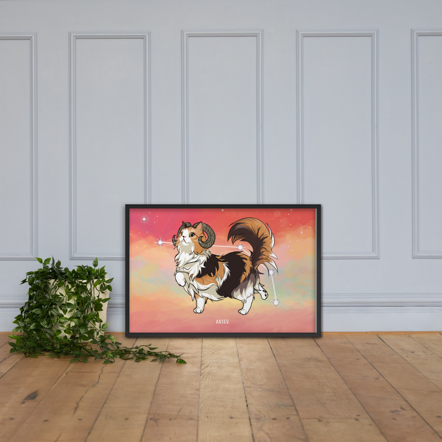 Monty and Molly Poster - Zodiac Sign ARIES - Home/Decor - Monty Boy