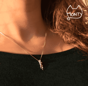 Cute - Cat Necklace - Jewelry - Monty Boy
