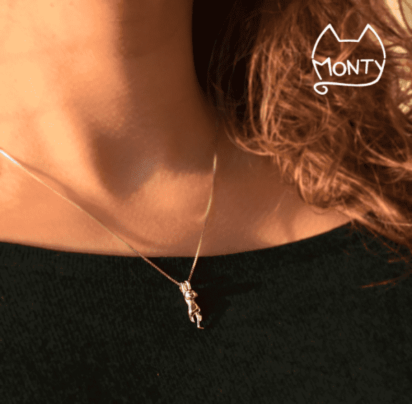 Cute - Cat Necklace - Jewelry - Monty Boy
