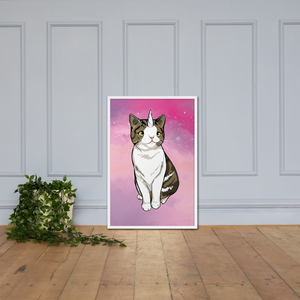 Monty Caticorn Poster - Signed