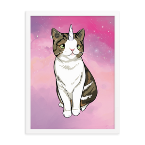 Monty Caticorn Poster - Signed